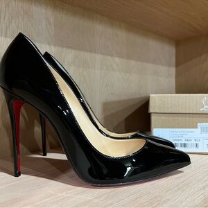 Christian Louboutin Black Heels with Red Soles